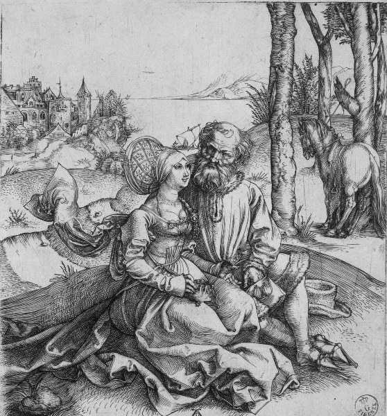 A.Dürer, Der Liebesantrag od Albrecht Dürer