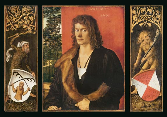 Portrait of Oswald Krell od Albrecht Dürer
