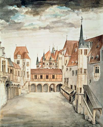 Castle Courtyard, Innsbruck od Albrecht Dürer