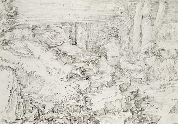 Christ on the Mount of Olives od Albrecht Dürer