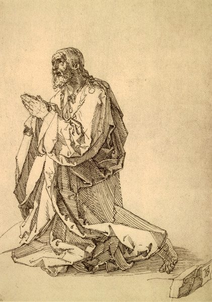 Christ on Mt. of Olives / Dürer / 1515 od Albrecht Dürer