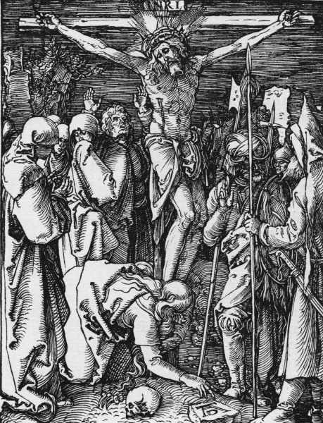 Christ on the Cross / Dürer / c.1509 od Albrecht Dürer