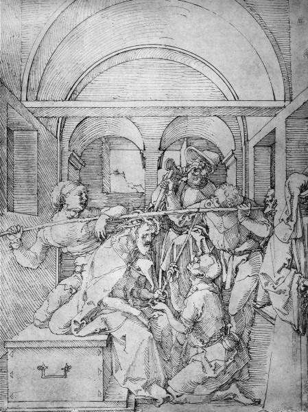 Crowning with Thorns / Dürer / 1504 od Albrecht Dürer
