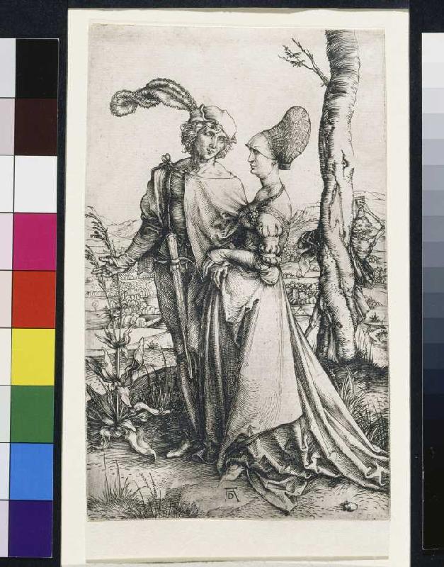 Das Liebespaar und der Tod (Der Spaziergang) od Albrecht Dürer