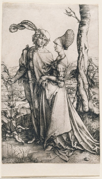 Young Couple Threatened by Death od Albrecht Dürer