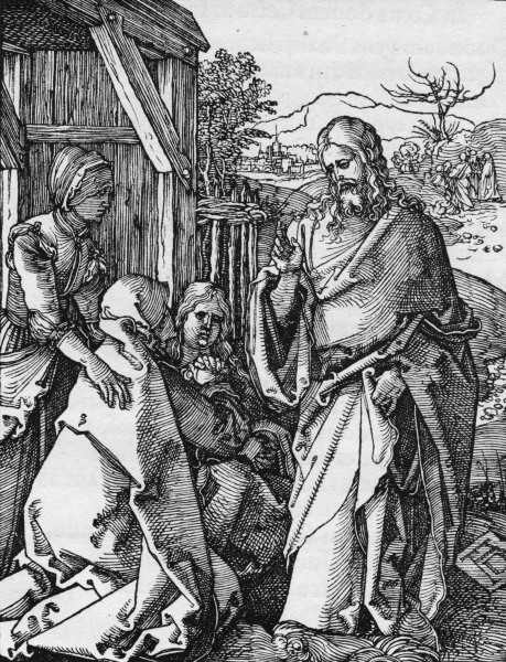 Departure of Christ / Dürer / c.1509 od Albrecht Dürer