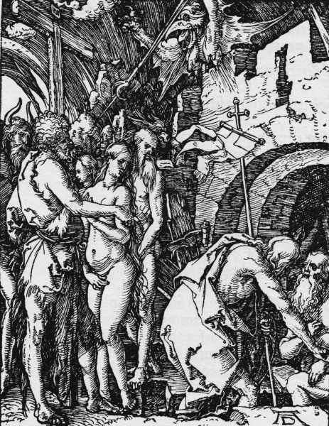 Descent into Hell / Dürer / c.1509 od Albrecht Dürer