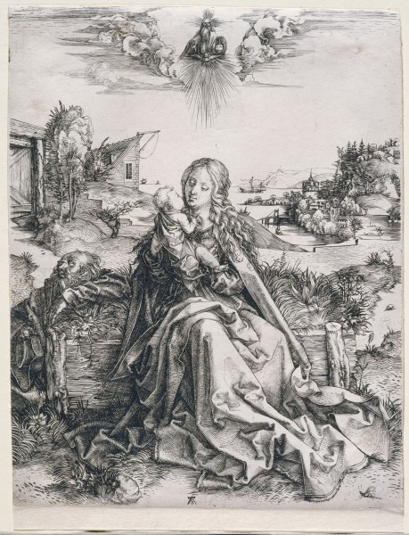 Holy Family with the Butterfly od Albrecht Dürer