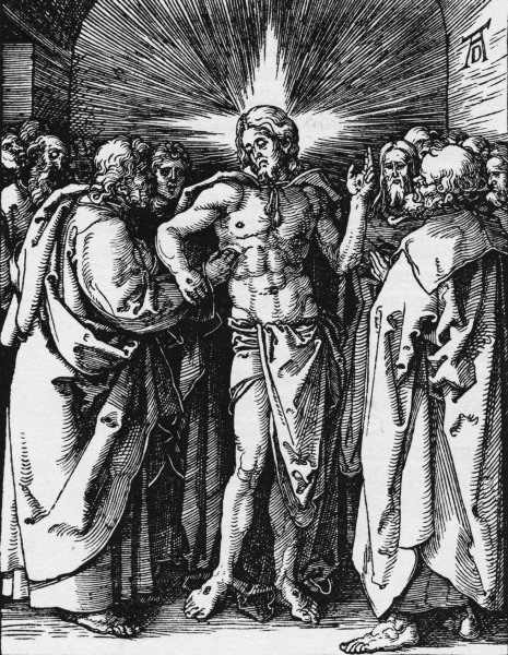 Doubting Thomas / Dürer / c.1510 od Albrecht Dürer