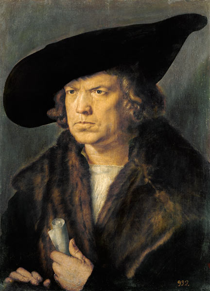 Portrait of a man. od Albrecht Dürer