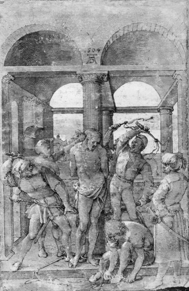 Dürer, Flagellation / fr.: Green Passion od Albrecht Dürer