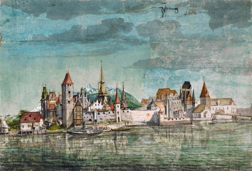Innsbruck von Norden gesehen od Albrecht Dürer