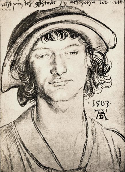 A.Dürer, Portr.of 18-year-old Youth od Albrecht Dürer