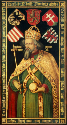 Emperor Sigismund, Holy Roman Emperor, King of Hungary and Bohemia (1368-1437) od Albrecht Dürer