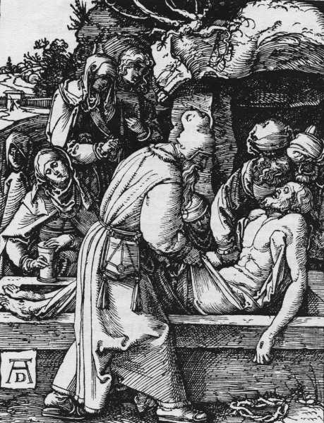 Entombment / Dürer / c.1509 od Albrecht Dürer