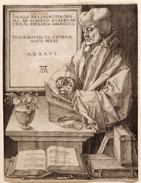 Erasmus of Rotterdam od Albrecht Dürer
