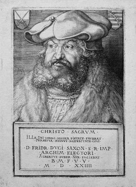 Friedrich der Weise, Kurfürst von Sachsen od Albrecht Dürer