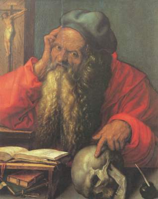 Sacred Hieronymus od Albrecht Dürer