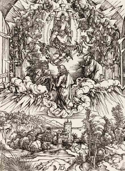 John before God & the Elders / Dürer od Albrecht Dürer