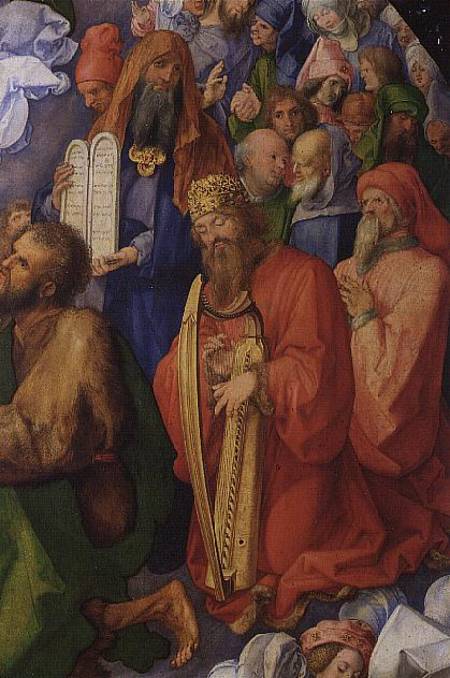 Landauer Altarpiece: King David od Albrecht Dürer