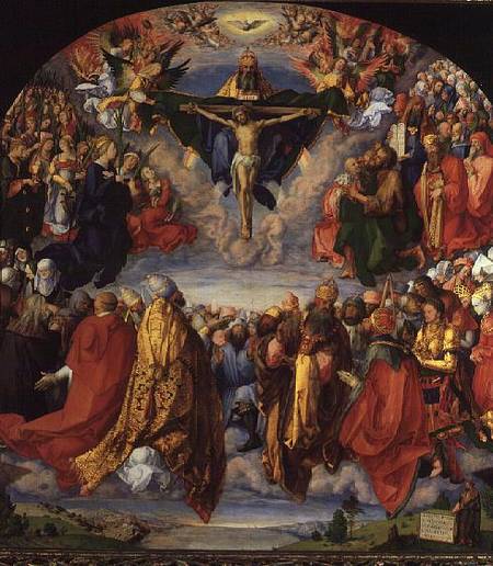 The Landauer Altarpiece, All Saints Day od Albrecht Dürer