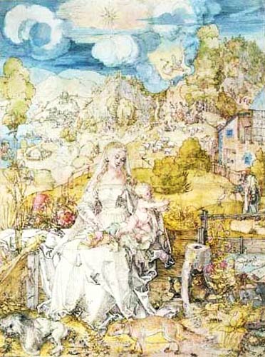 Madonna and Child od Albrecht Dürer