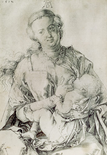 Maria, das Kind naehrend od Albrecht Dürer