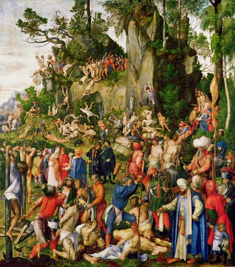 Martyrdom of the Ten Thousand od Albrecht Dürer