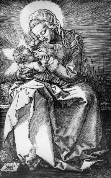 Mary suckling the Child / Dürer / 1512 od Albrecht Dürer