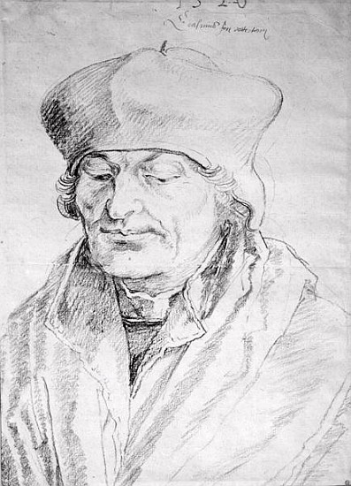 Portrait of Desiderius Erasmus (1469-1536) 1520 od Albrecht Dürer