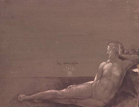 Reclining female nude od Albrecht Dürer