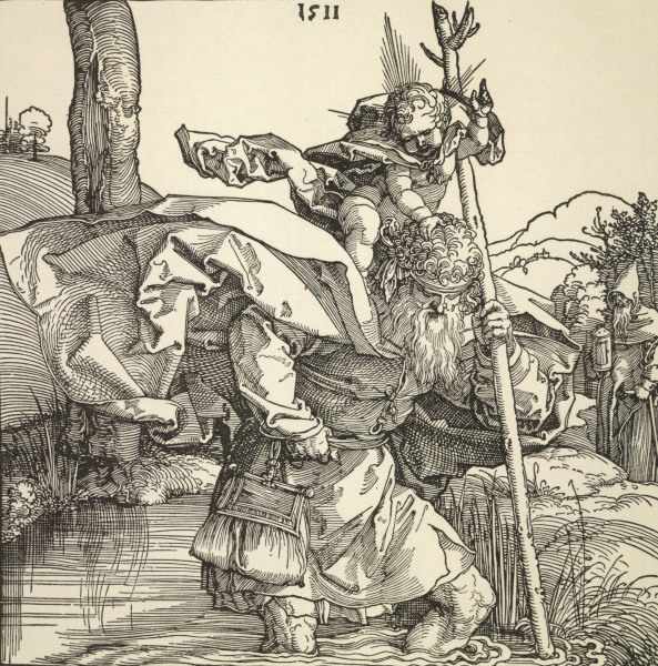 Saint Christopher / Dürer / 1511 od Albrecht Dürer
