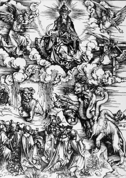 Seven-headed beast / Dürer / 1497/98 od Albrecht Dürer