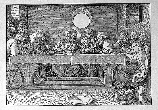 The Last Supper, pub. 1523 od Albrecht Dürer