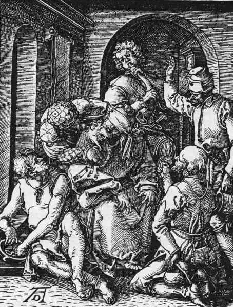 The Mocking of Christ / Dürer / c.1509 od Albrecht Dürer