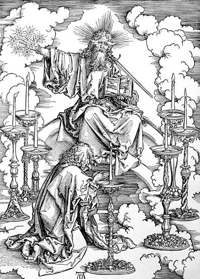 The Vision of The Seven Candlesticks from the ''Apocalypse'' or ''The Revelations of St. John the Di od Albrecht Dürer