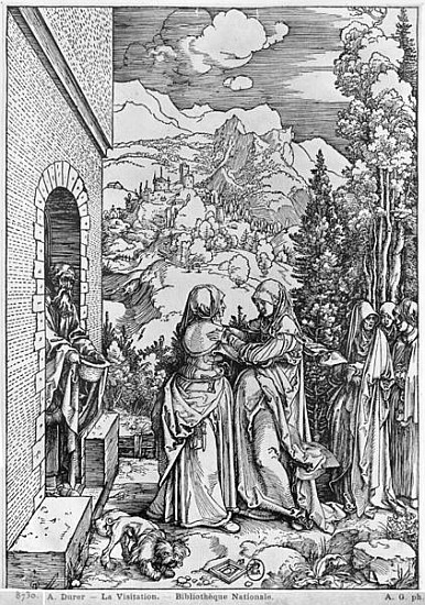 The Visitation, from the ''Life of the Virgin'' series, c.1503 od Albrecht Dürer