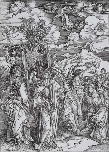 Vier Engel, die Winde aufhaltend od Albrecht Dürer