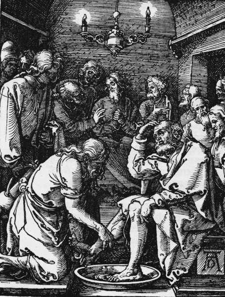 Washing of the Feet / Dürer / c.1509 od Albrecht Dürer