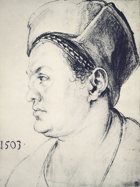 Willibald Pirckheimer / Draw.by Dürer od Albrecht Dürer