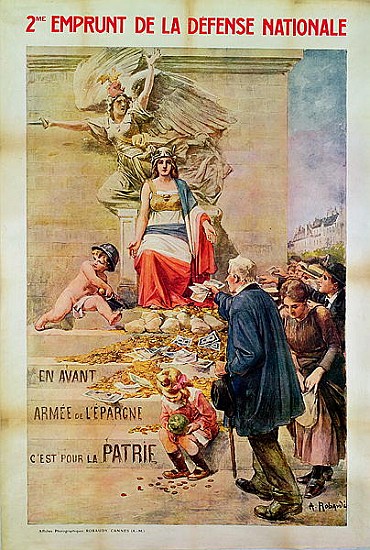 Poster for the Second Loan for National Defence od Alcide Theophile Robaudi