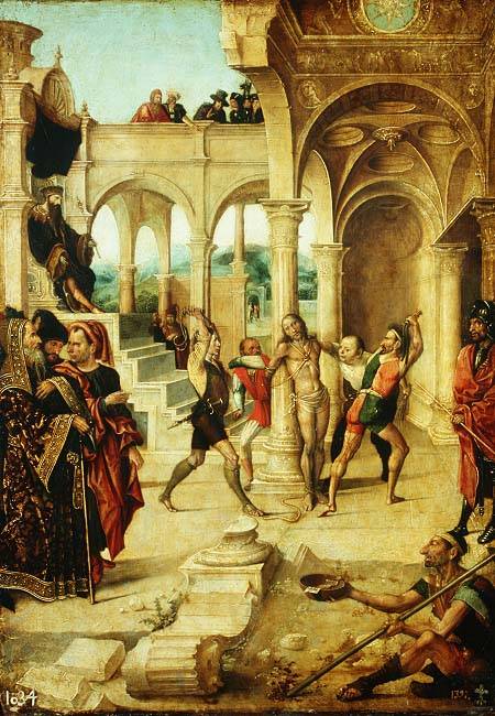 The Flagellation of Christ od Alejo Fernandez