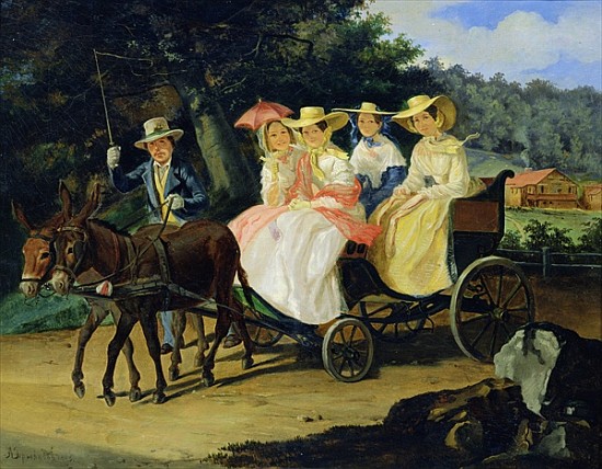 A Run, 1845-46 od Aleksandr Pavlovich Bryullov