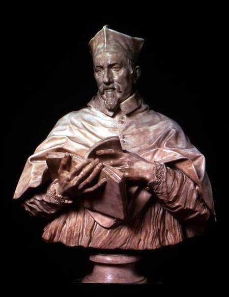 Bust of Cardinal P.S. Zacchia Rondanini od Alessandro Algardi