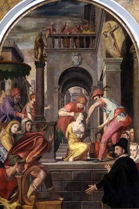 The Martyrdom of St. Agatha od Alessandro Allori