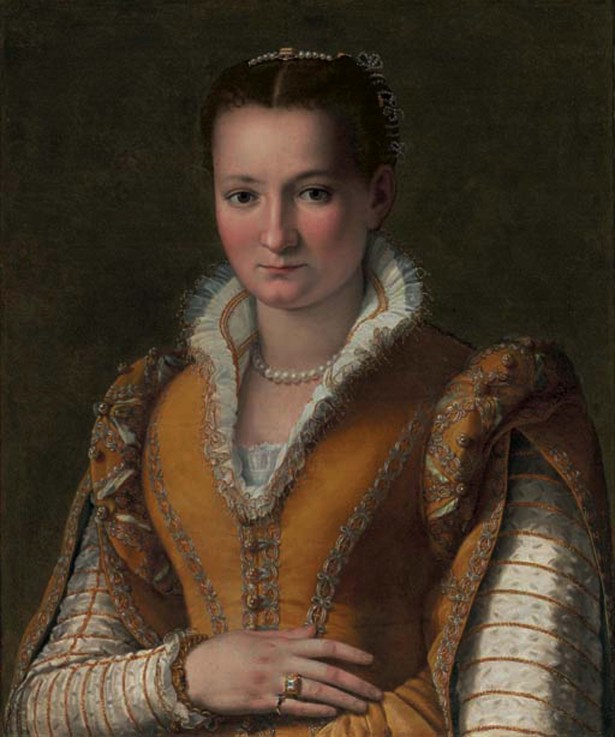 Portrait of Bianca Cappello, Second Wife of Francesco I de' Medici od Alessandro Allori