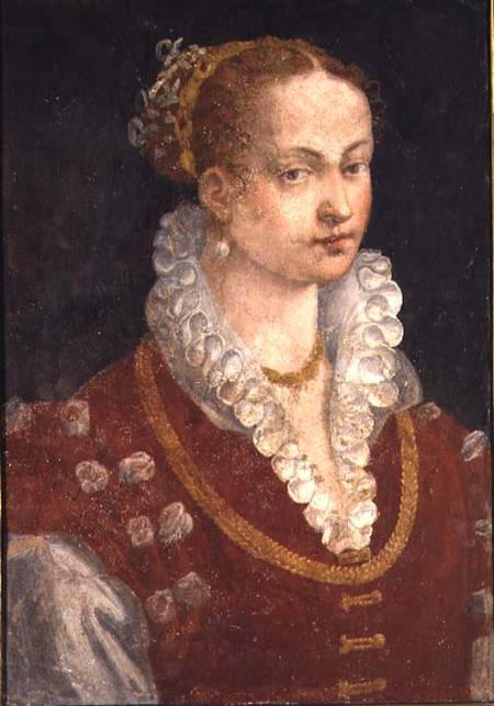 Portrait of Bianca Cappello od Alessandro Allori