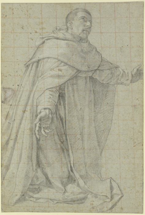 Kniender Mönch nach rechts od Alessandro di Agostino Casolani