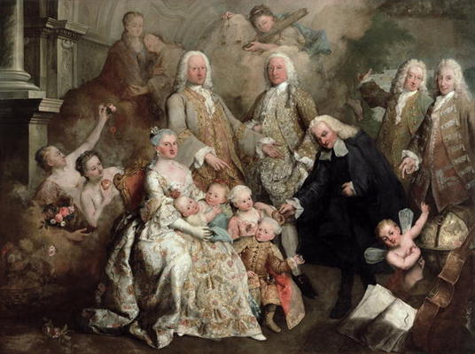 The Family of Procurator Luigi Pisani, 1758 (oil on canvas) od Alessandro Longhi