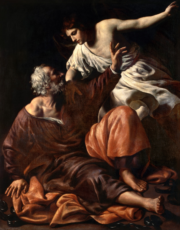 The Liberation of St. Peter od Alessandro Turchi